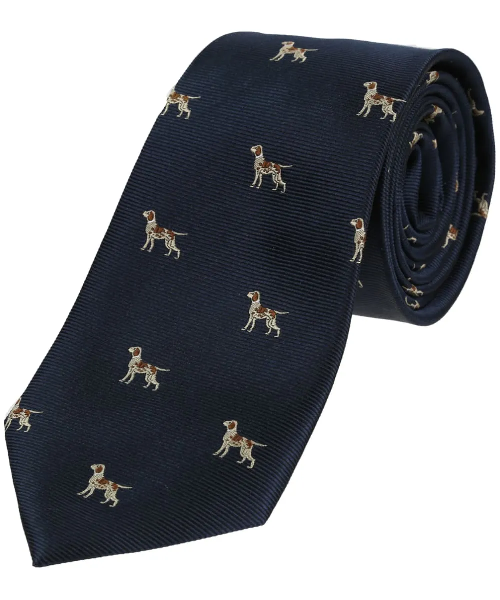 Men's Soprano Pointer Dogs Silk Tie