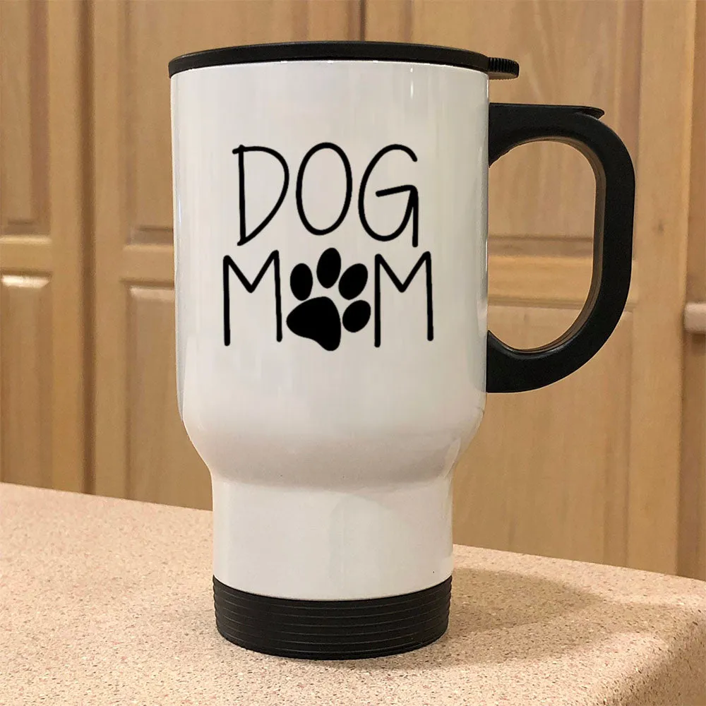 Metal Coffee and Tea Travel Mug Dog Mom