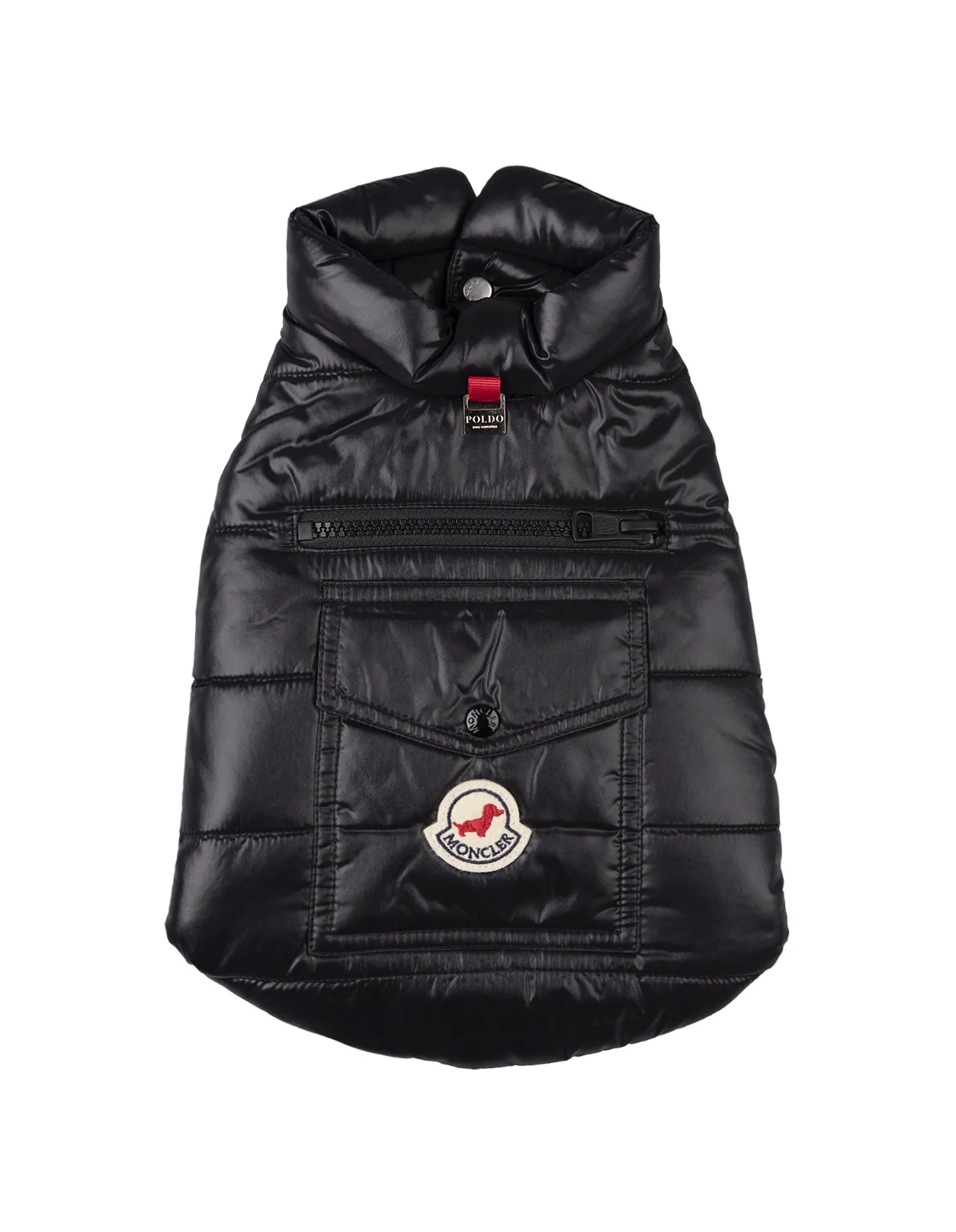 MONCLER Padded Gilet For Dogs in Black