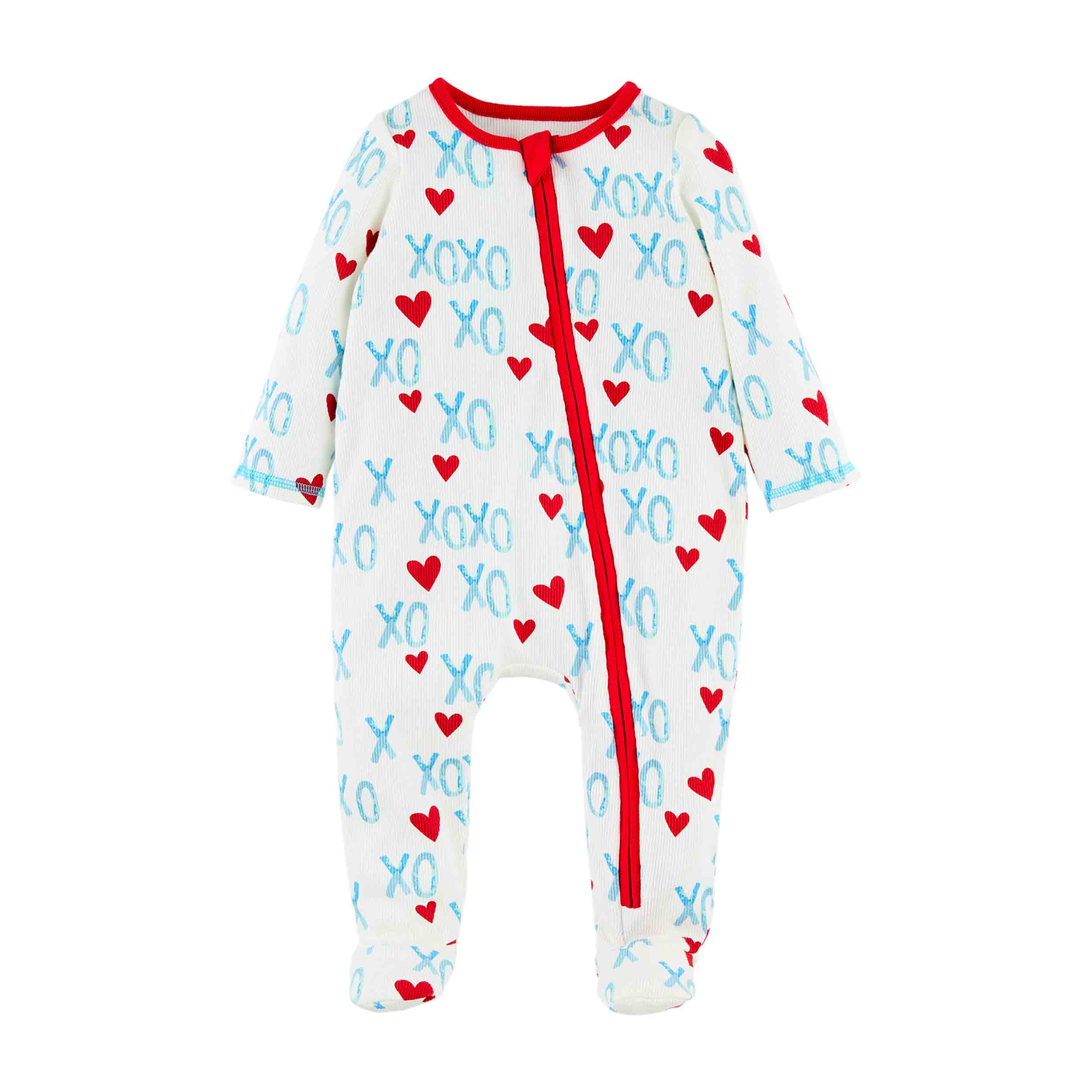 Mud Pie Blue XO Valentine's Day Sleeper