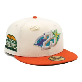 NEW ERA X FRESH RAGS 59FIFTY 25 Seasons TAMPA BAY RAYS TROPICANA FIELD SIDE PATCH