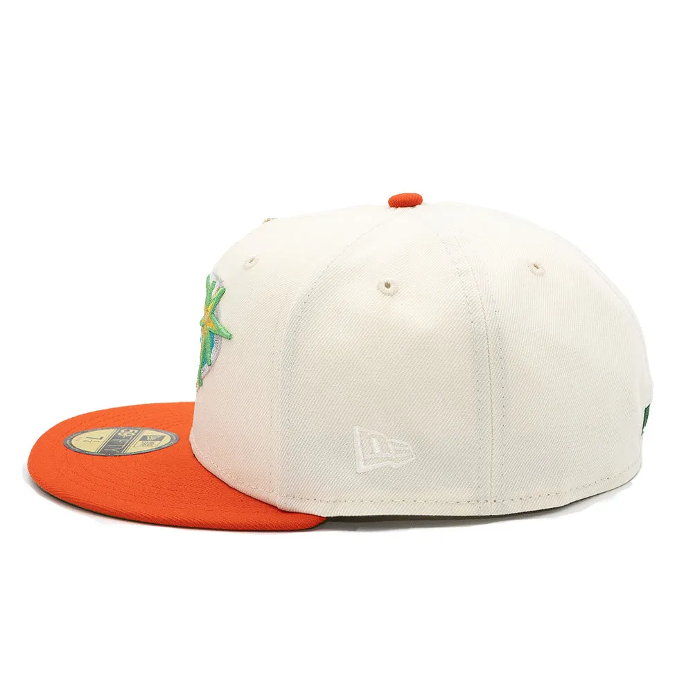 NEW ERA X FRESH RAGS 59FIFTY 25 Seasons TAMPA BAY RAYS TROPICANA FIELD SIDE PATCH