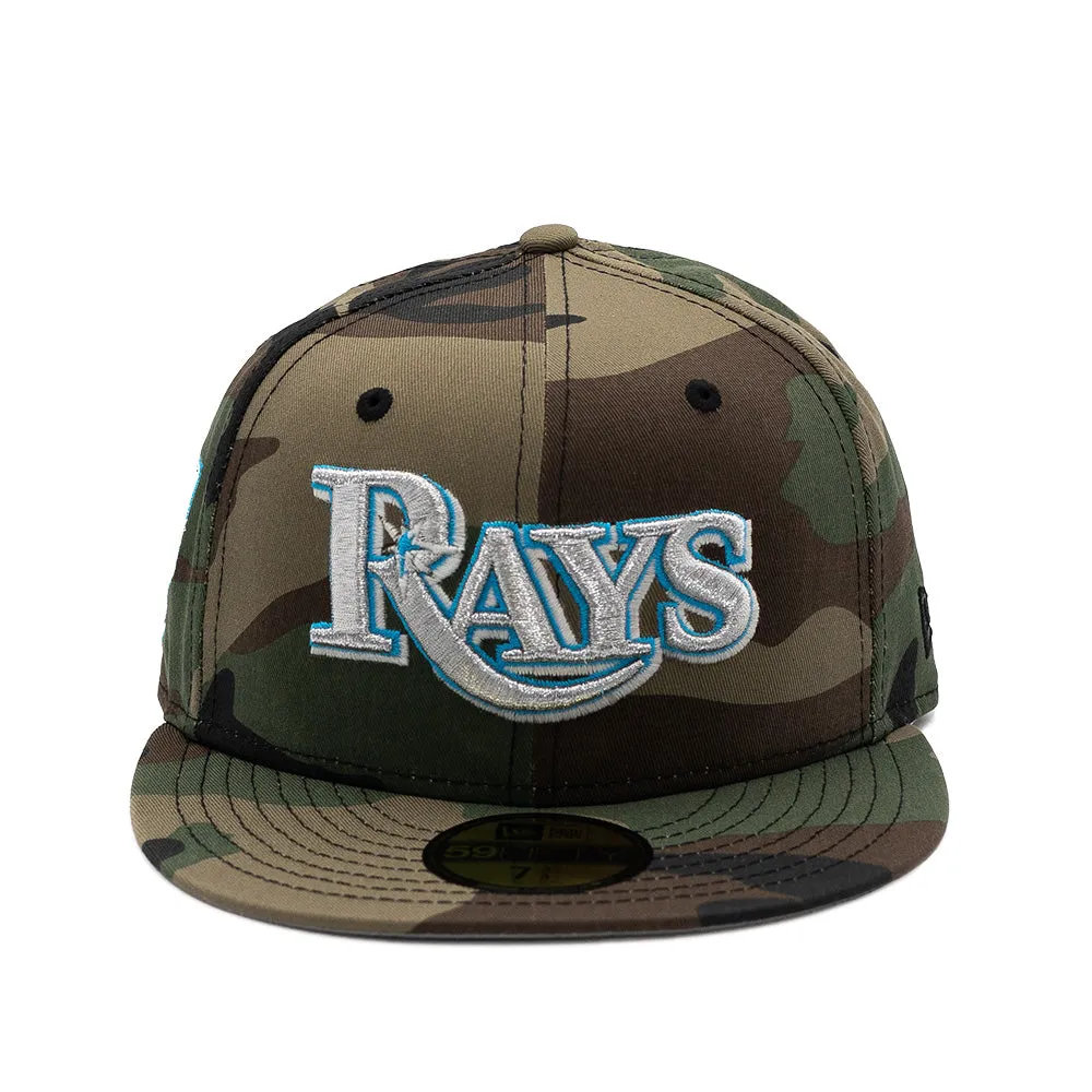 NEW ERA X FRESH RAGS 59FIFTY TAMPA BAY RAYS SCRIPT 20 Seasons SIDE PATCH