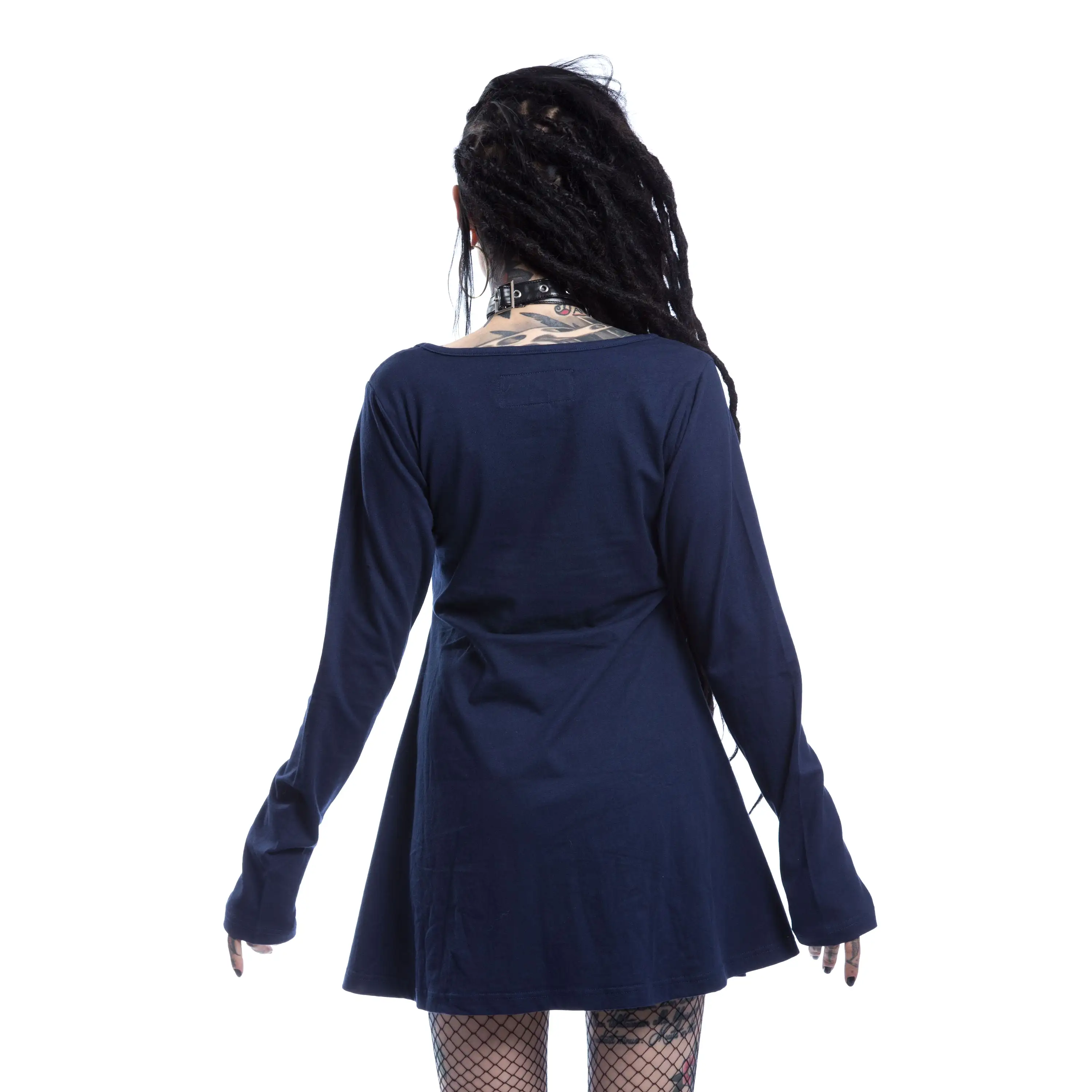 OLIVIA DRESS - NAVY