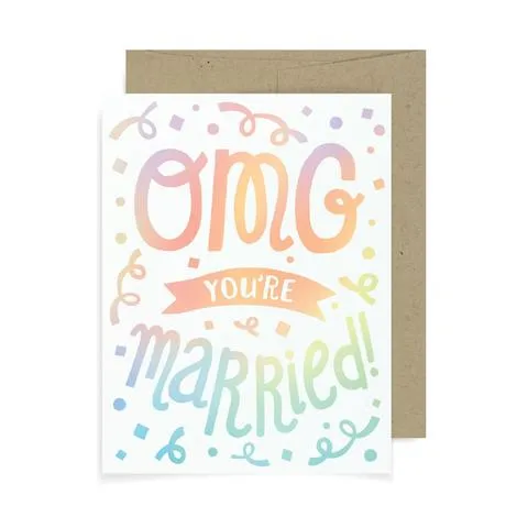 OMG You're Married Card