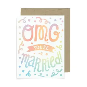 OMG You're Married Card