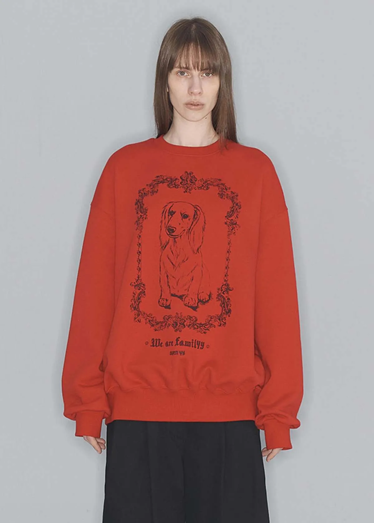 OPEN YY FW24 Sweatshirt - Red Puppy