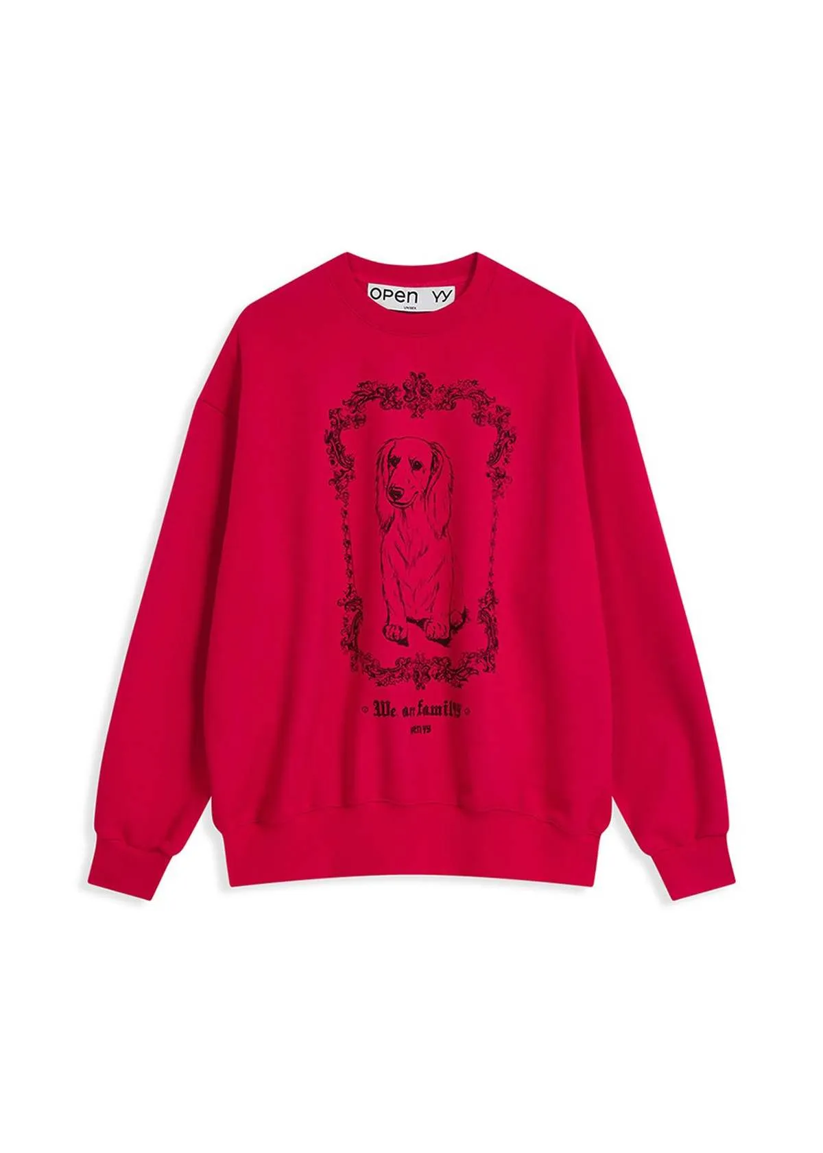 OPEN YY FW24 Sweatshirt - Red Puppy