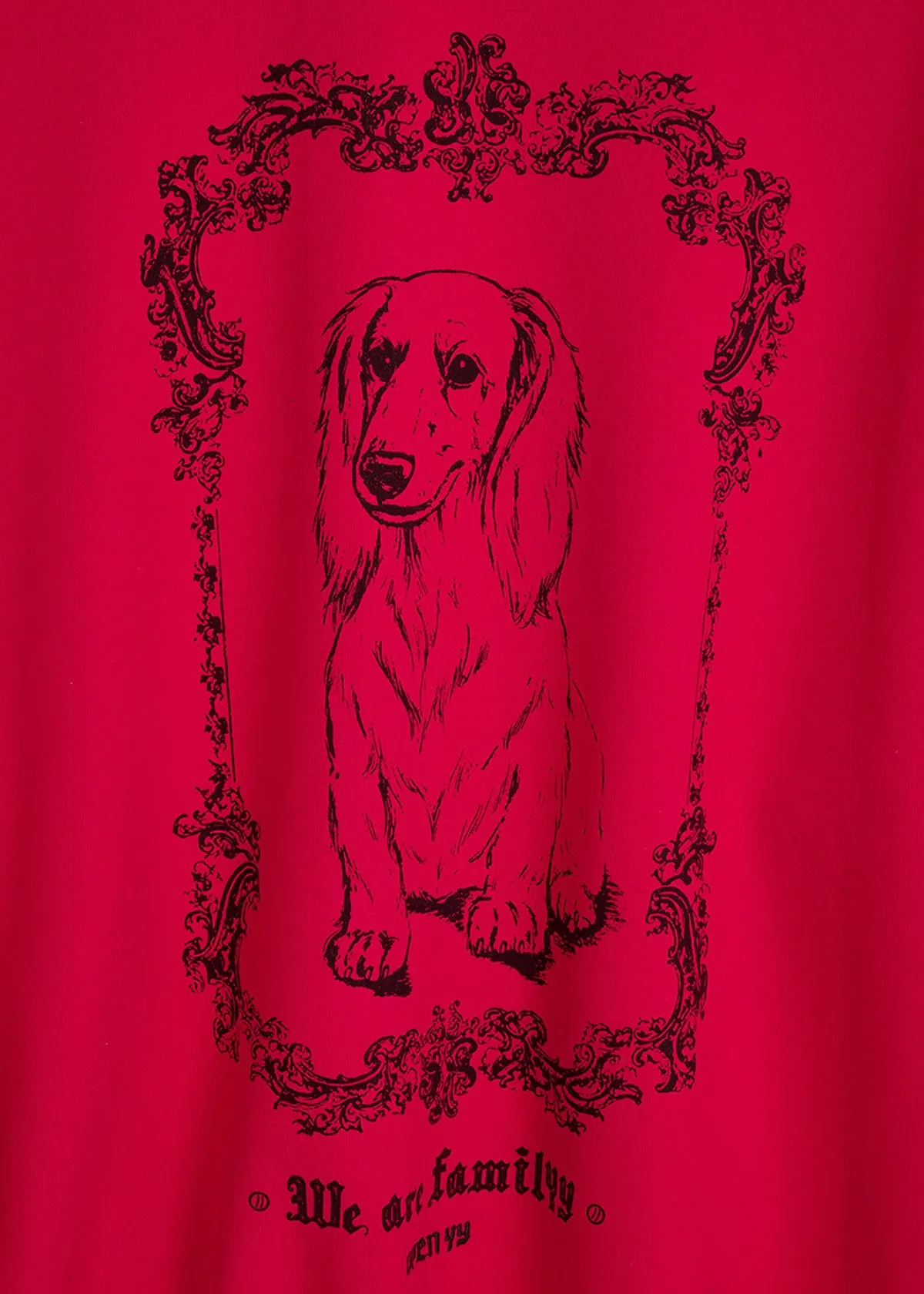 OPEN YY FW24 Sweatshirt - Red Puppy