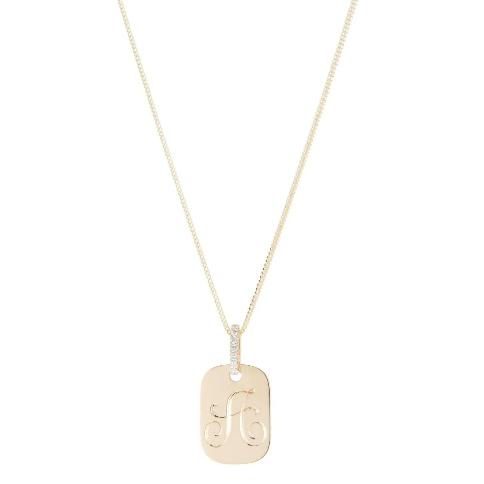 Orion Pave Dog Tag