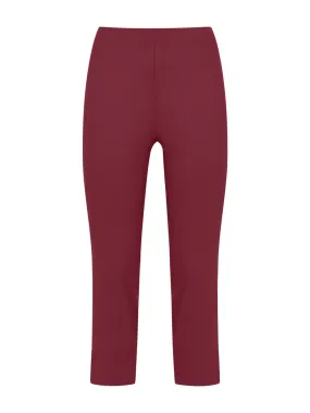 Pantalone Pinocchietto in Super Fresh - Tibetan Red