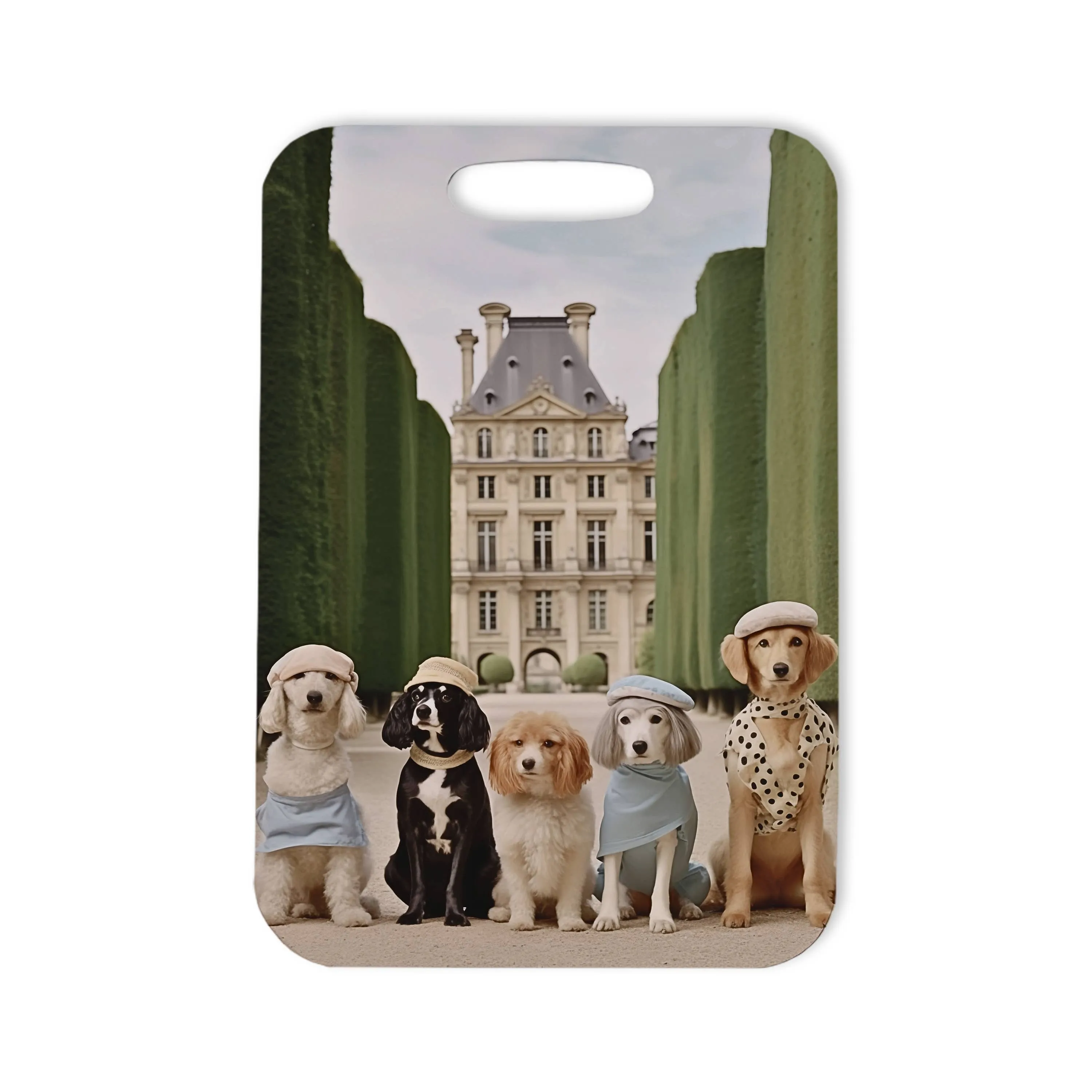 ----------Paris Dogs Bag Tag---------