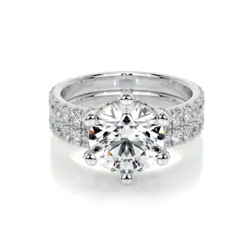 Paris Lab Grown Diamond Bridal Set -18K White Gold