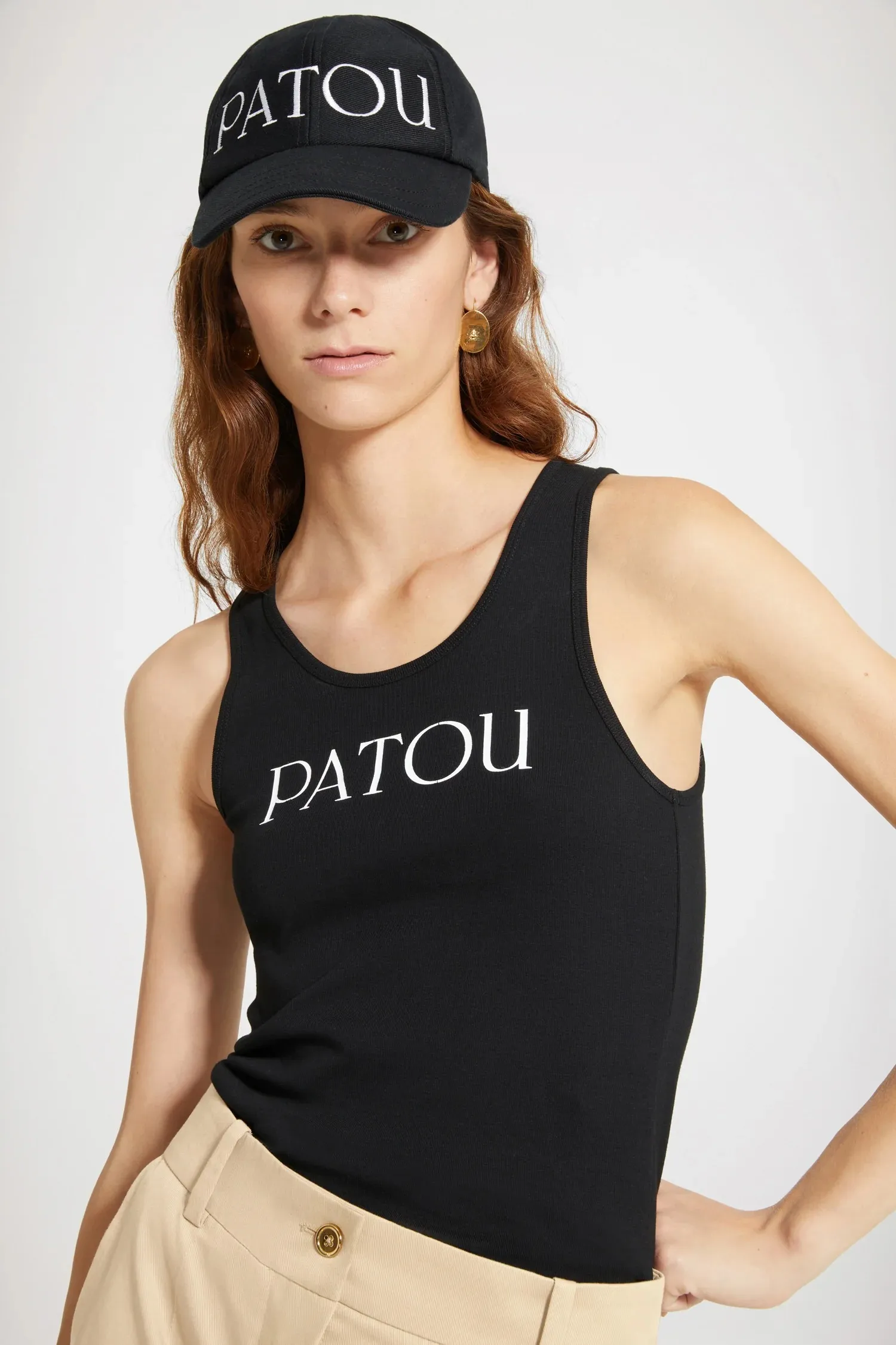 PATOU  |Unisex Blended Fabrics Street Style Plain Cotton Bridal Logo