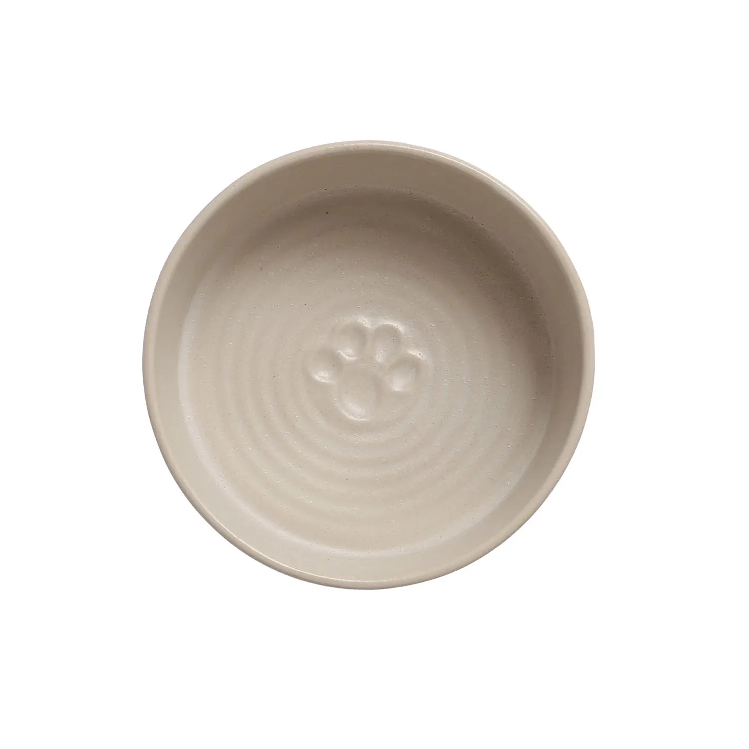 Pet Bowl with Paw Print