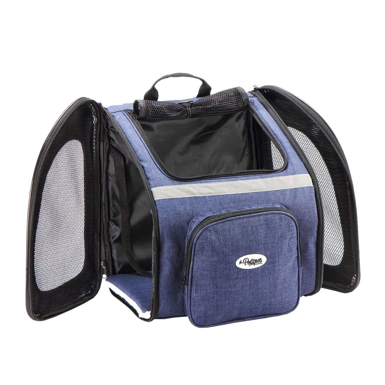 Petique Pet Backpacker, Pet Carrier for Small Size Pets, Ventilated Backpack Bag for Cats & Dogs  