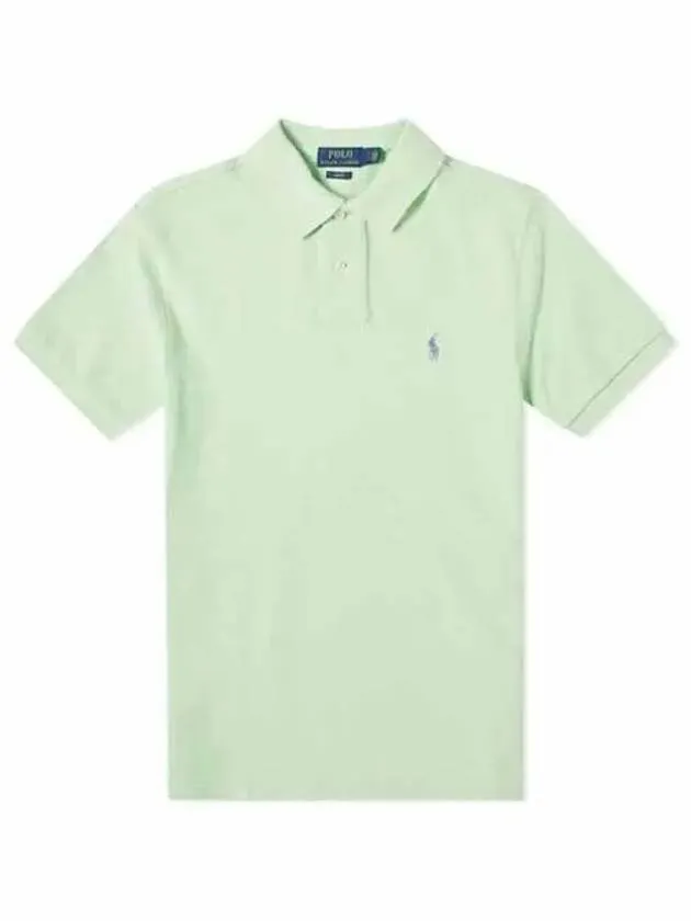 Pony logo PK shirt green