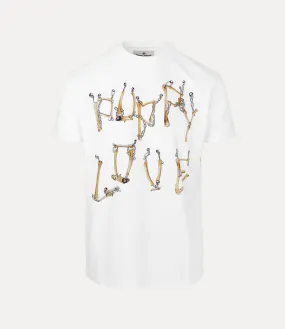 Puppy Love Bones T-shirt - White