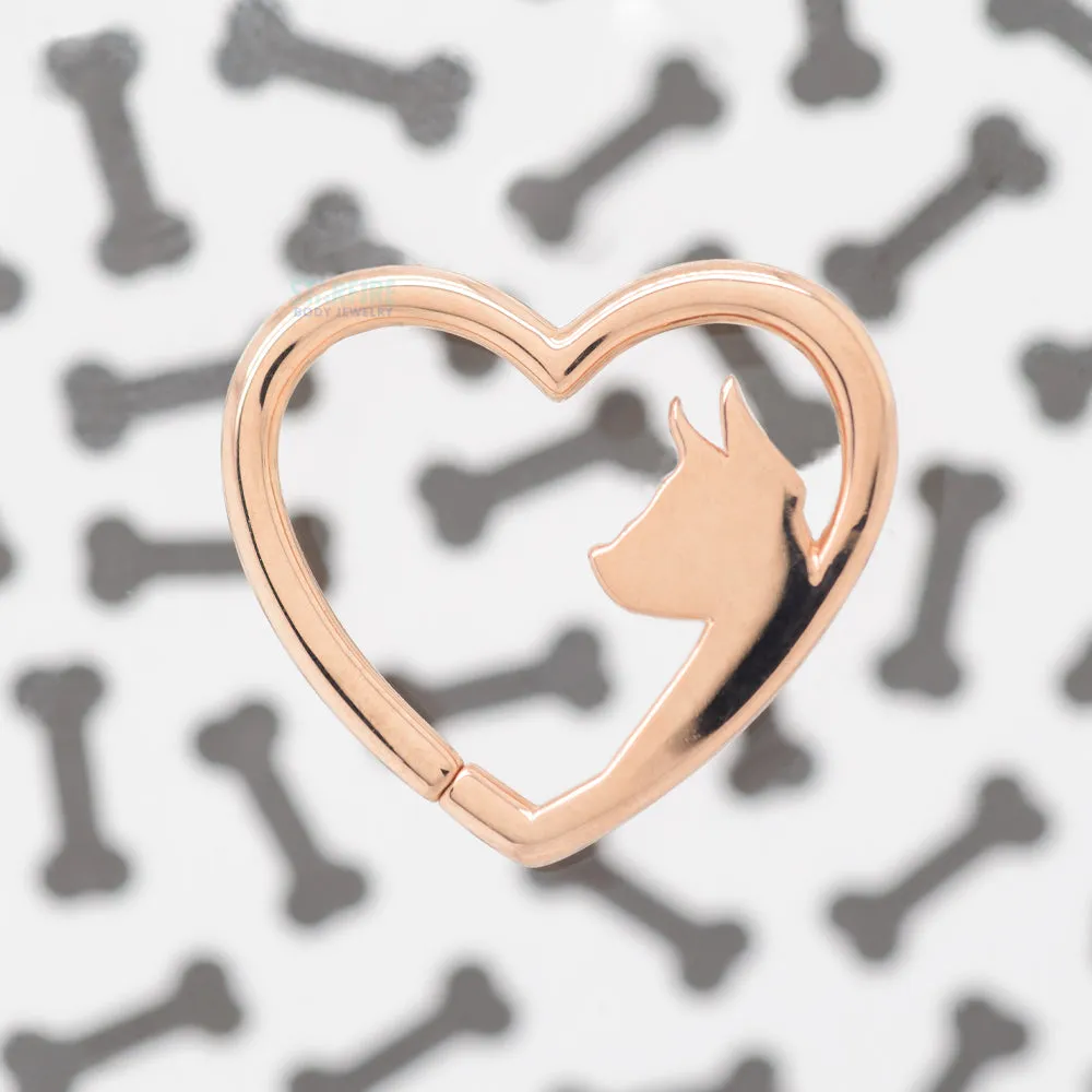 Puppy Love Seam Ring in Gold