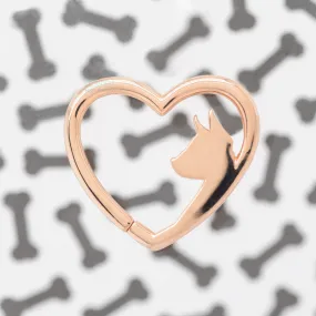 Puppy Love Seam Ring in Gold