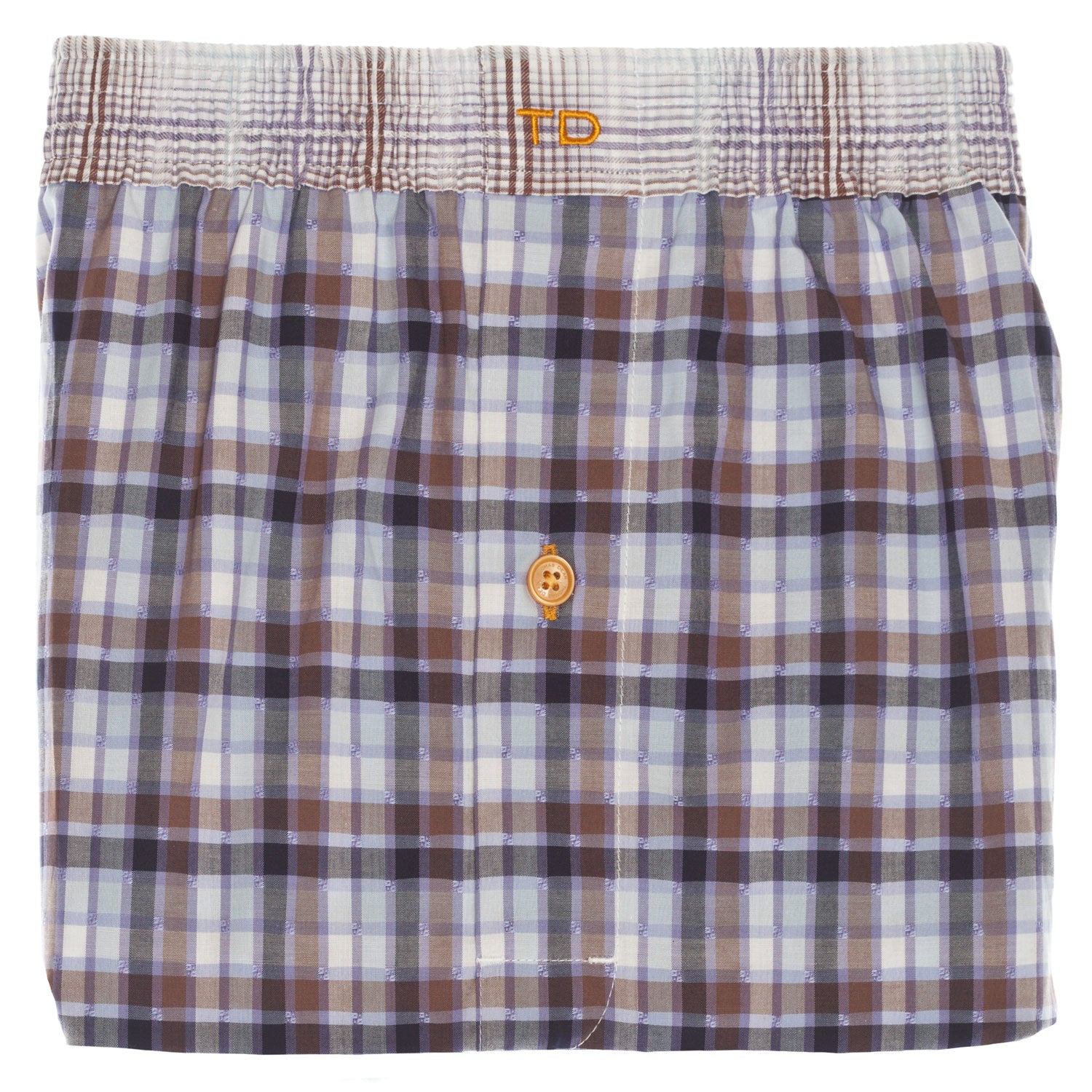 Purple Check Boxer Short