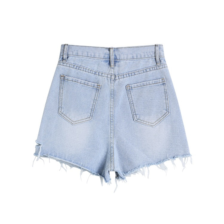 Quad Denim Shorts