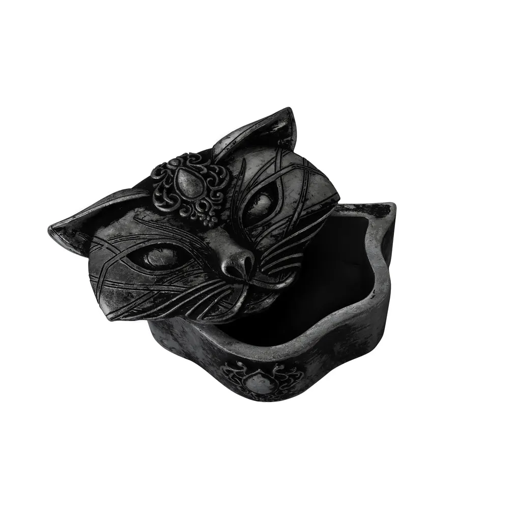 Sacred Cat Trinket Dish - Black