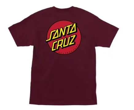 SANTA CRUZ  |Crew Neck Unisex Street Style Tie-dye Plain Cotton