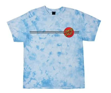 SANTA CRUZ  |Crew Neck Unisex Street Style Tie-dye Plain Cotton