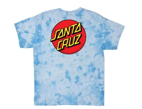 SANTA CRUZ  |Crew Neck Unisex Street Style Tie-dye Plain Cotton