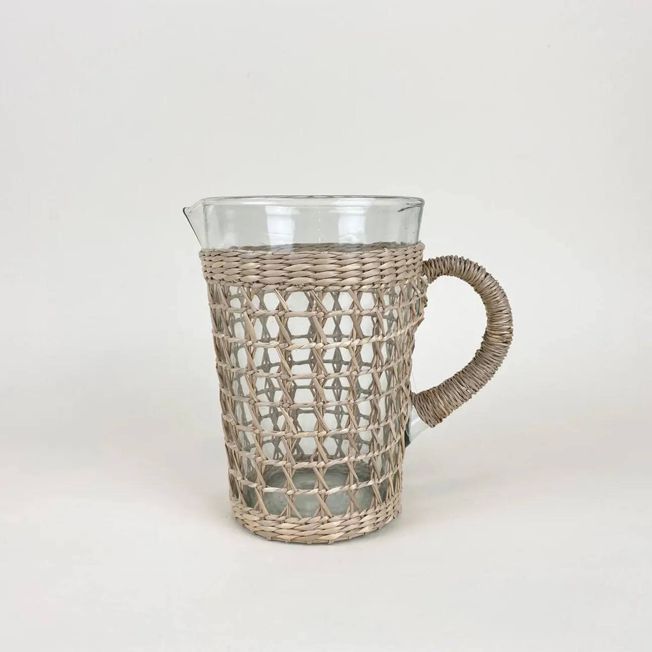 Seagrass Cage Pitcher