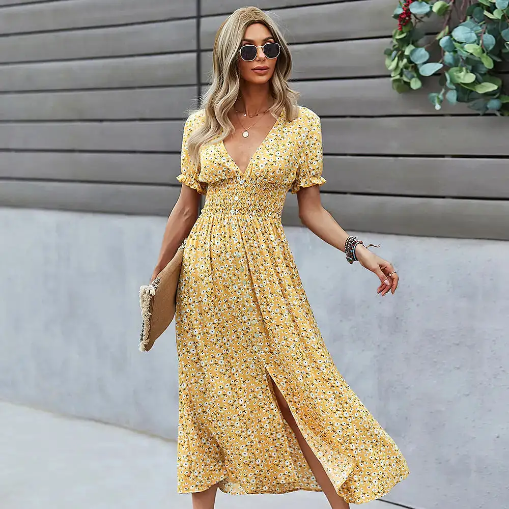 Siena Floral Midi Dress