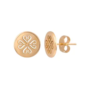 Signature Charm Stud Earrings, Medium