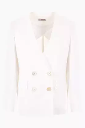 single-breasted cotton jacket