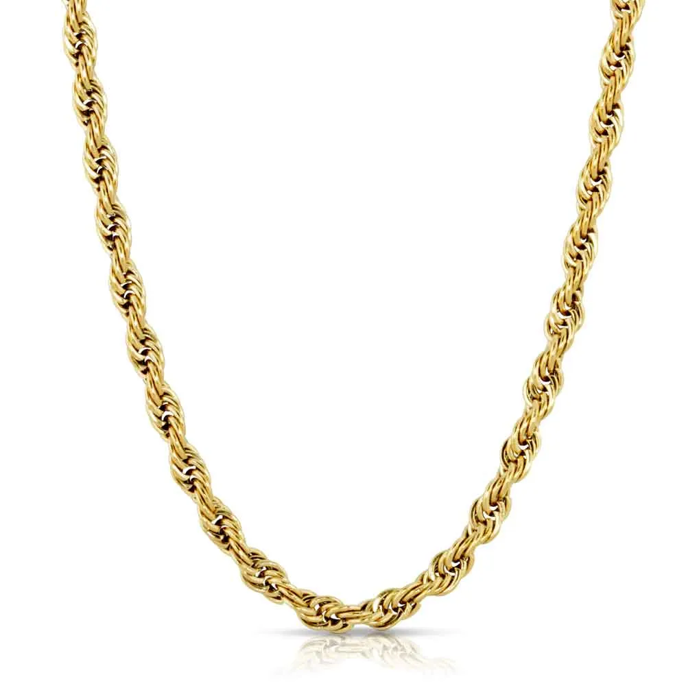 Solid Gold Rope Chain 1.5mm