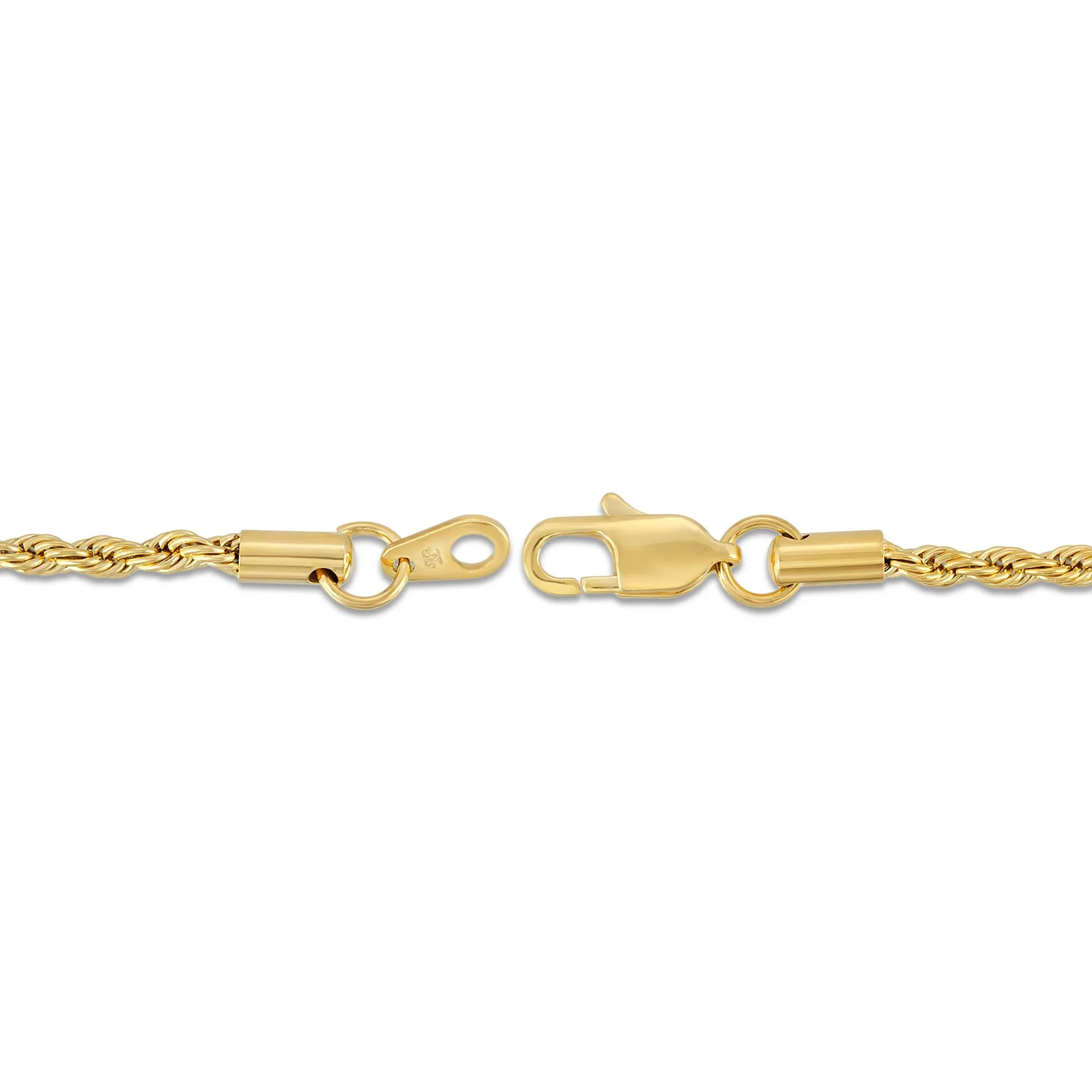 Solid Gold Rope Chain 1.5mm