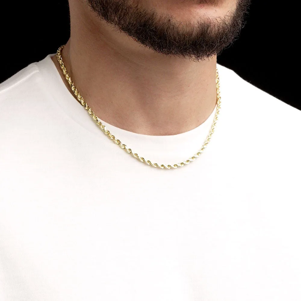 Solid Gold Rope Chain