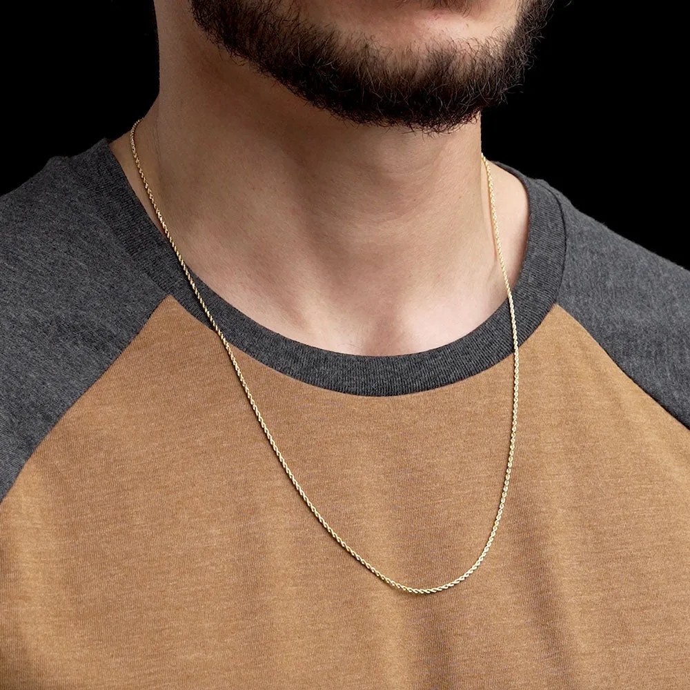 Solid Gold Rope Chain