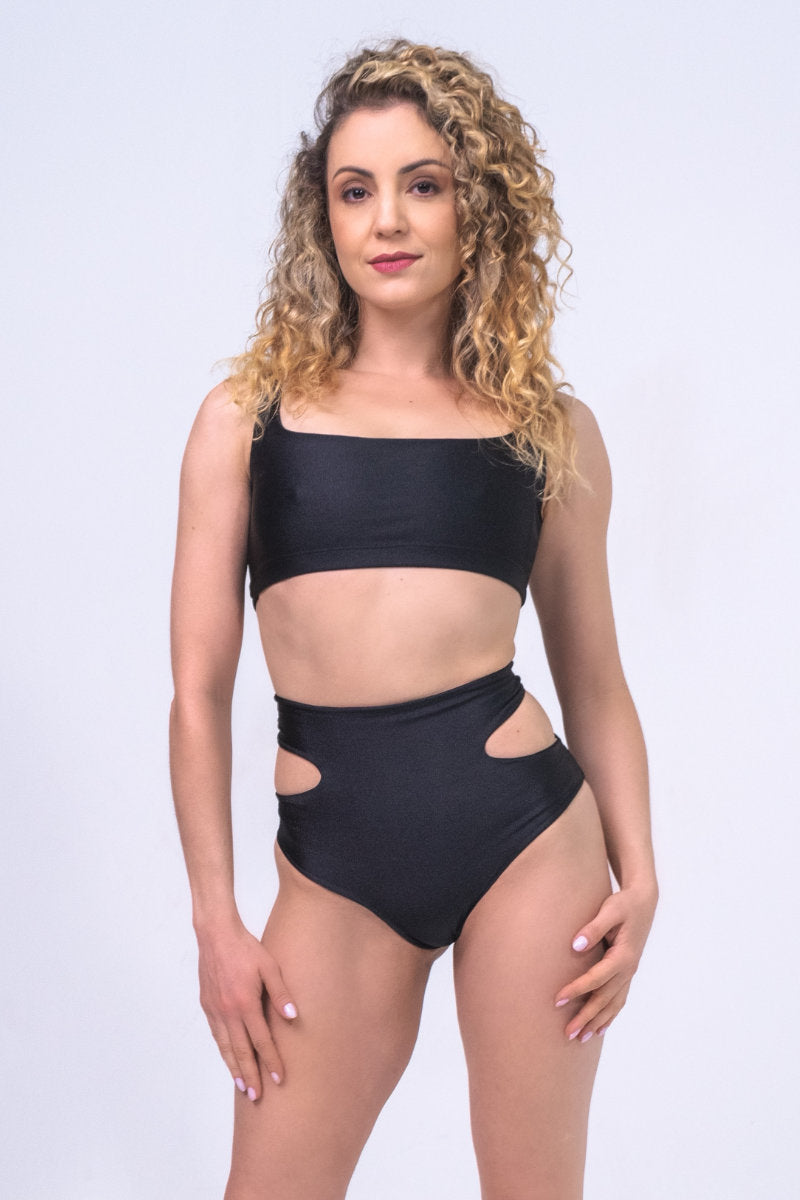 Sorte Instinct Top - Black