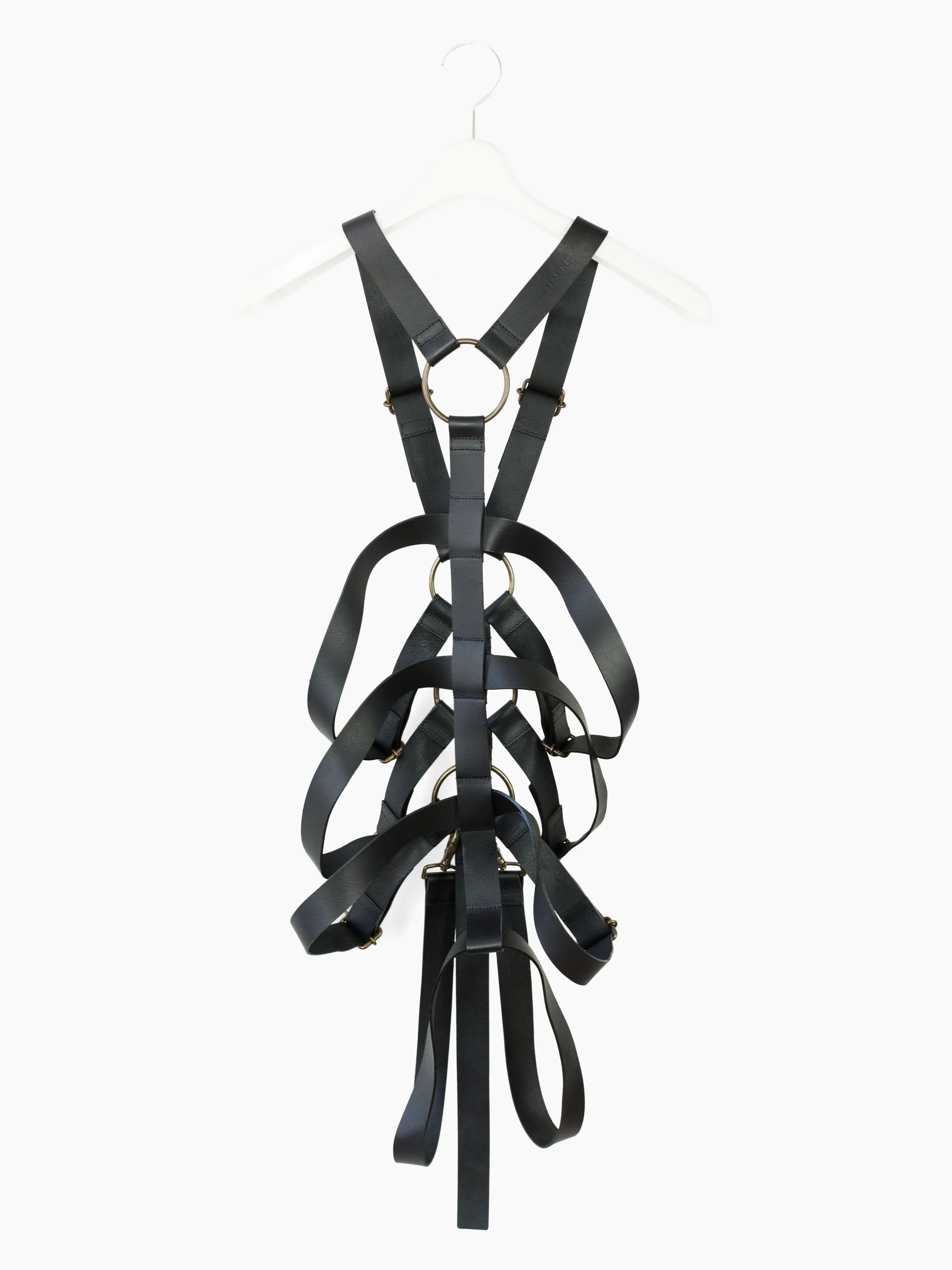 Soshiotsuki SS22 Leather Bone Cage Harness