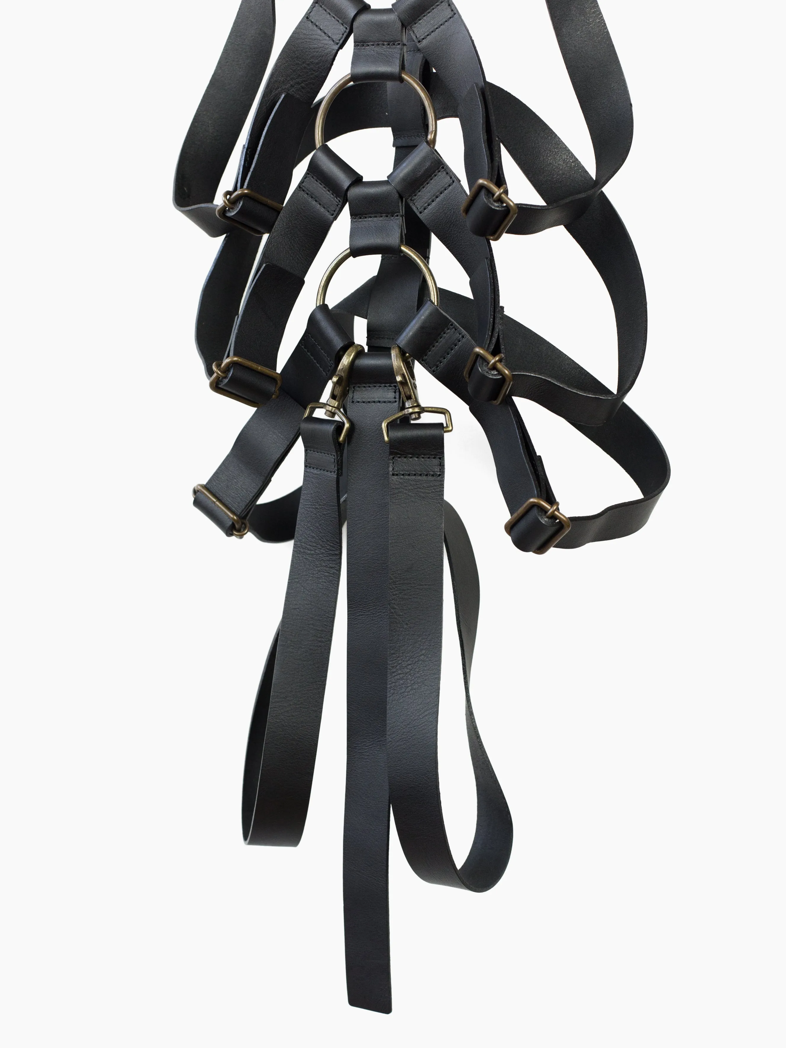 Soshiotsuki SS22 Leather Bone Cage Harness