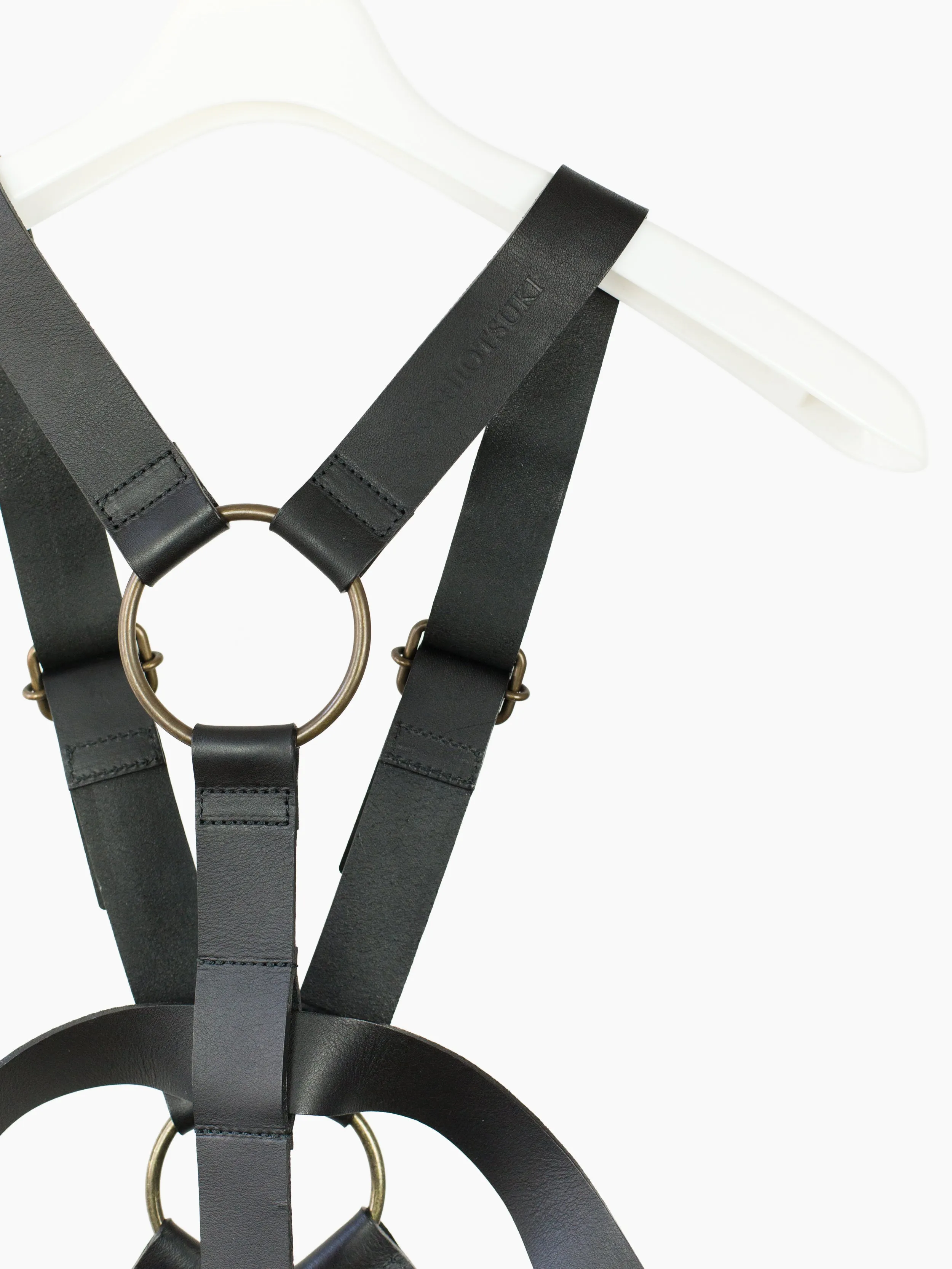 Soshiotsuki SS22 Leather Bone Cage Harness