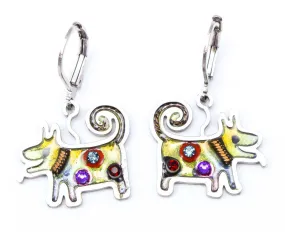 Spirited Puppy Earrings