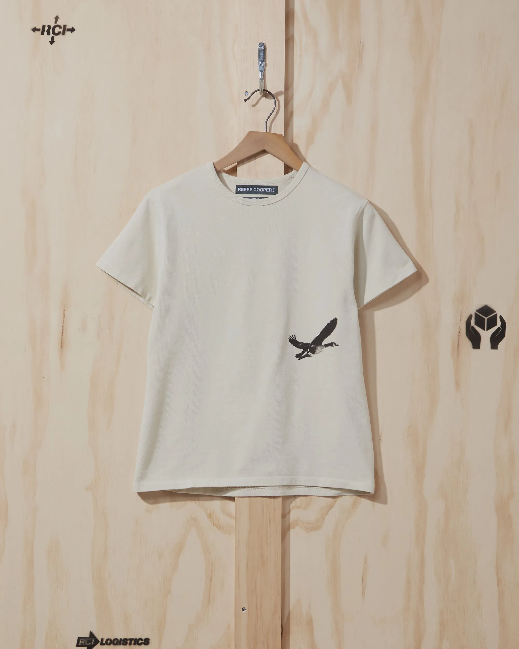 SS21 Womens Bird T-Shirt in Vintage White