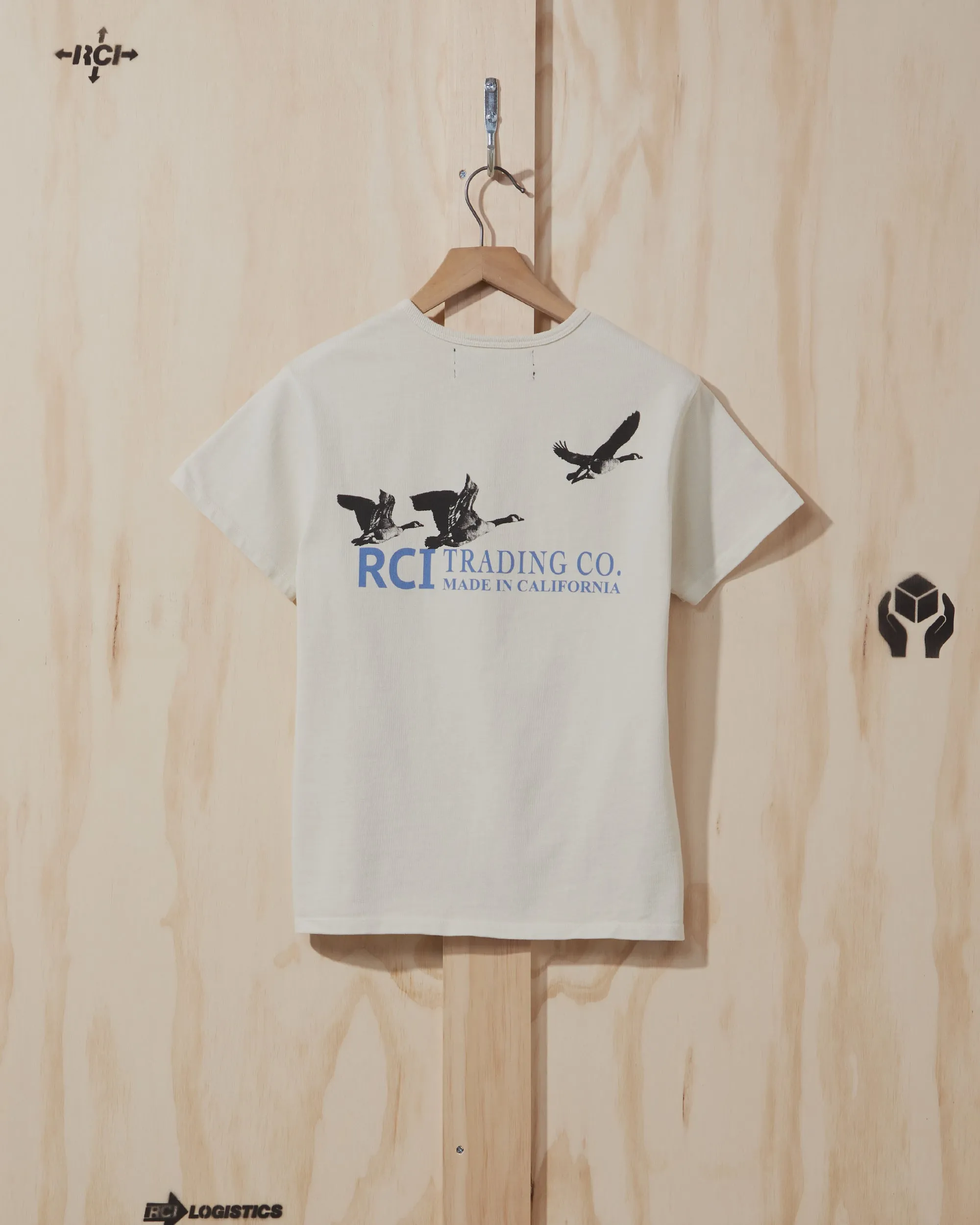 SS21 Womens Bird T-Shirt in Vintage White