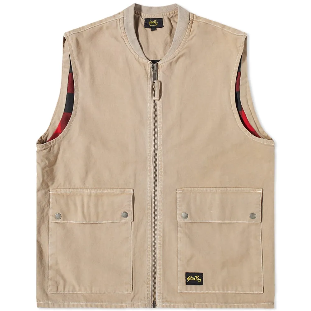 Stan Ray Works VestKhaki Duck