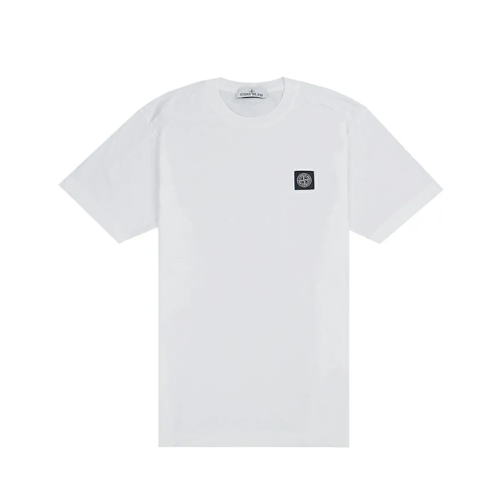 STONE ISLAND  |Crew Neck Plain Cotton Short Sleeves Bridal Logo