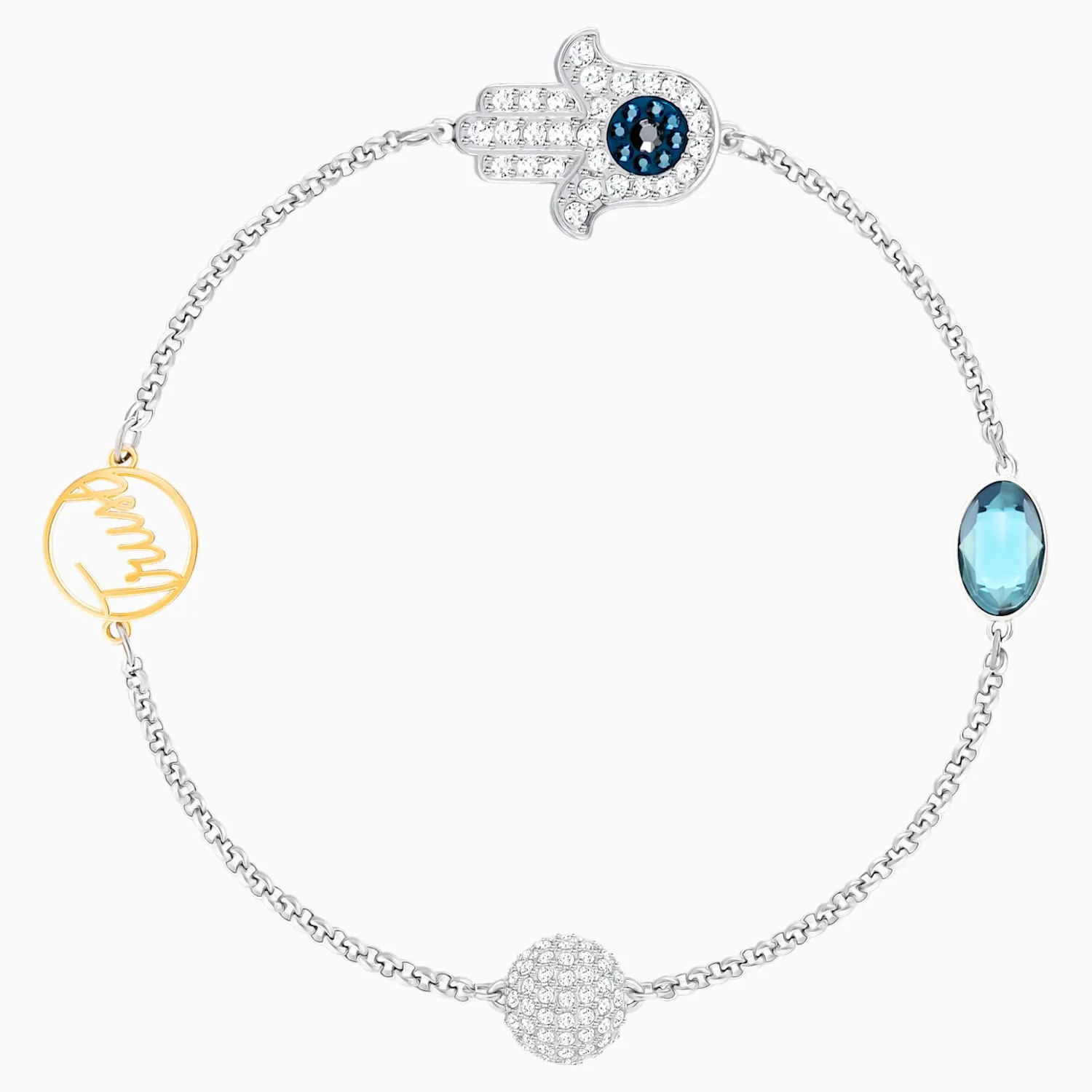 Swarovski Bracelet REMIX COLLECTION HAMSA HAND STRAND, Medium -5365759