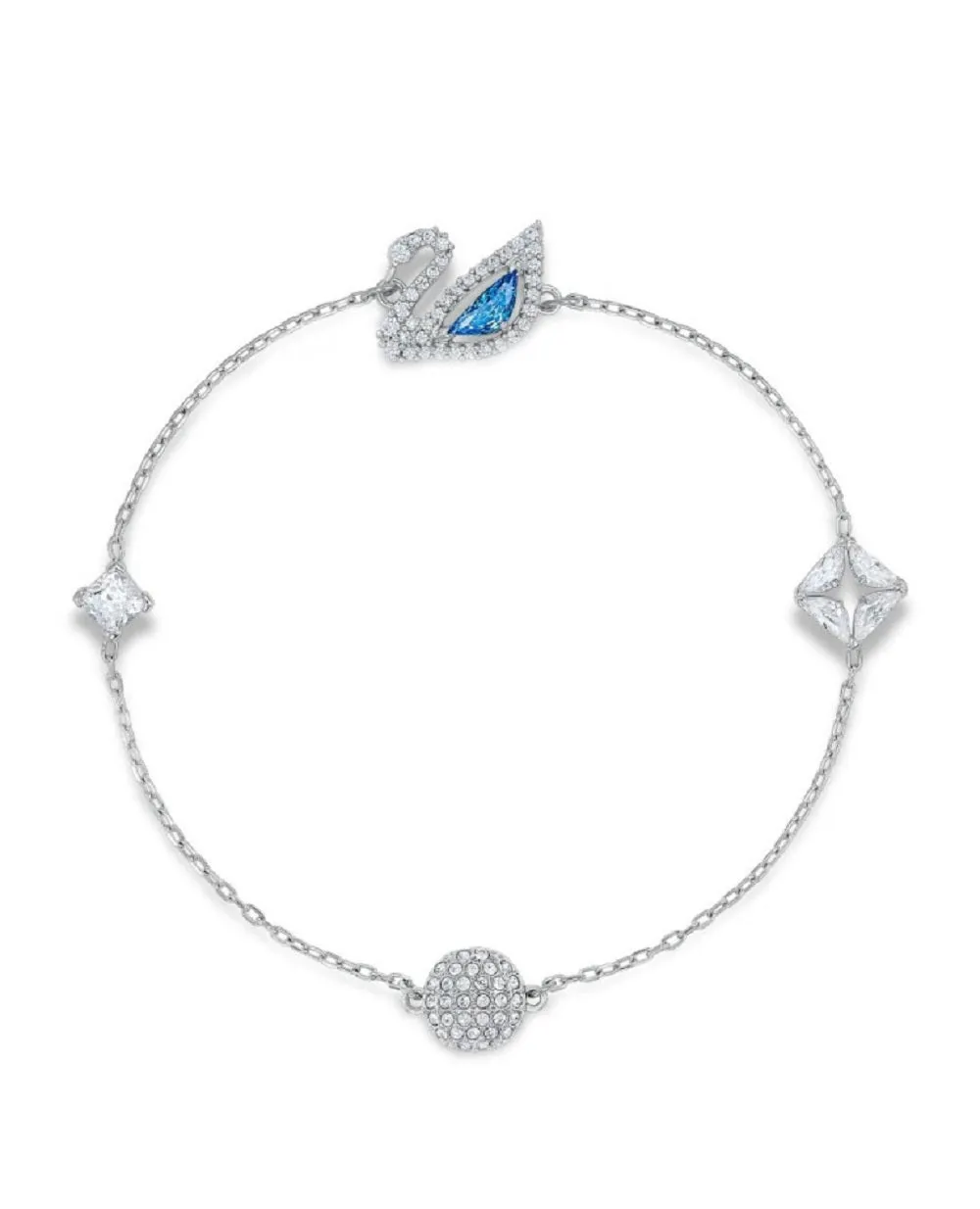 SWAROVSKI Remix Dazzling Swan Magnetic Bracelet, Blue, Medium -5563465