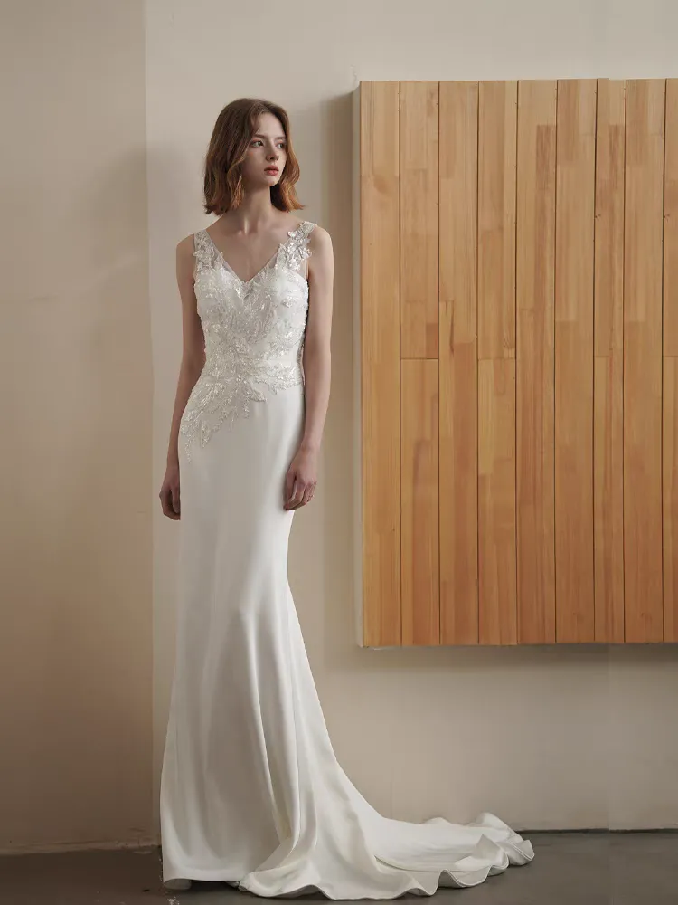 The Millie Wedding Bridal Sleeveless Gown